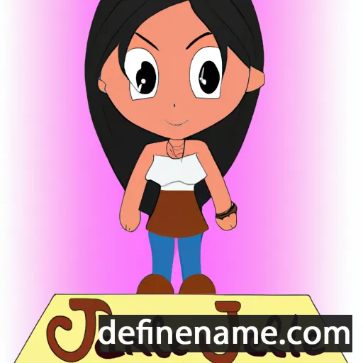 cartoon of the name Jailene