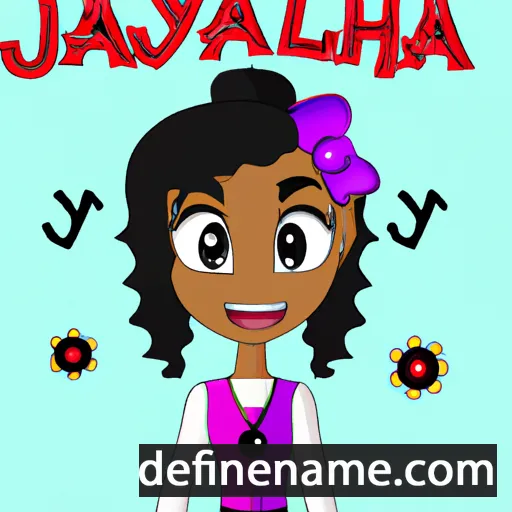 cartoon of the name Jakaylah