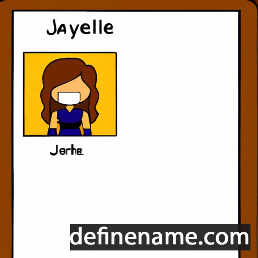 cartoon of the name Jakelyne