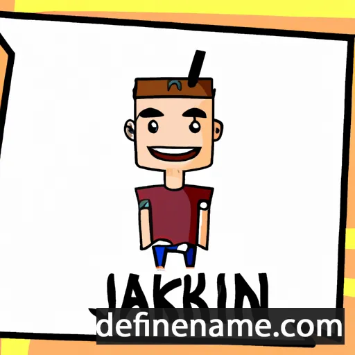 cartoon of the name Jakin