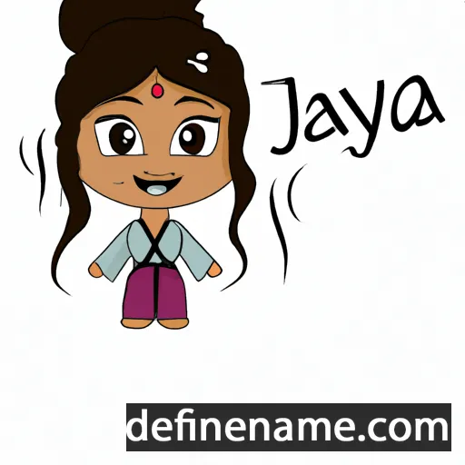 cartoon of the name Jakiya