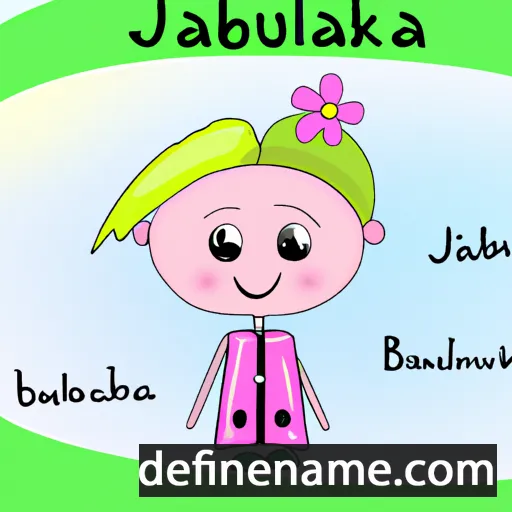 cartoon of the name Jakubina