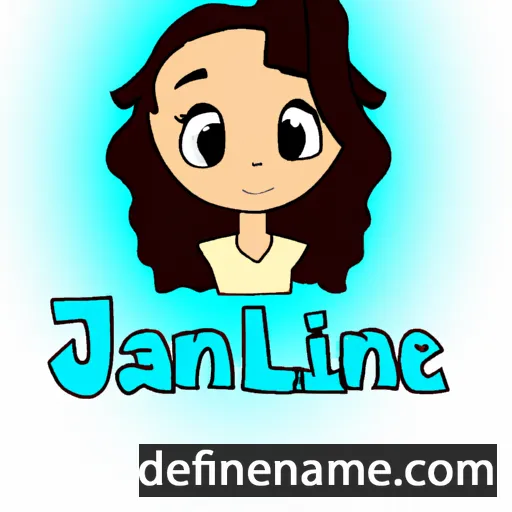 cartoon of the name Jalaine