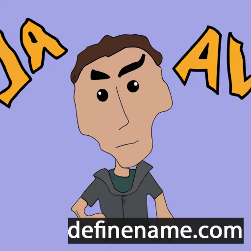 cartoon of the name Ja'van