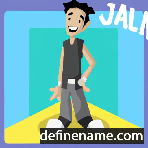 cartoon of the name Jalan