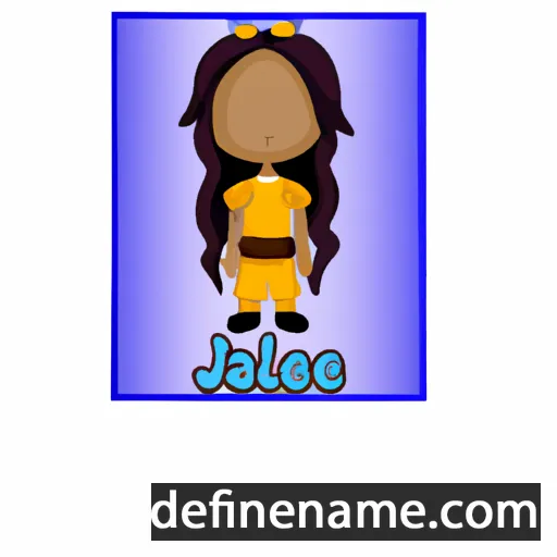 cartoon of the name Jalee