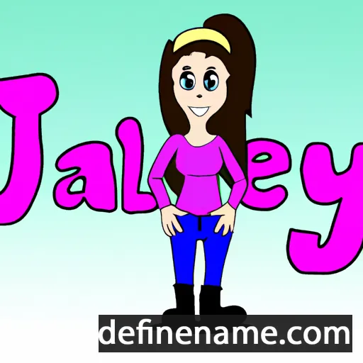 cartoon of the name Jaley