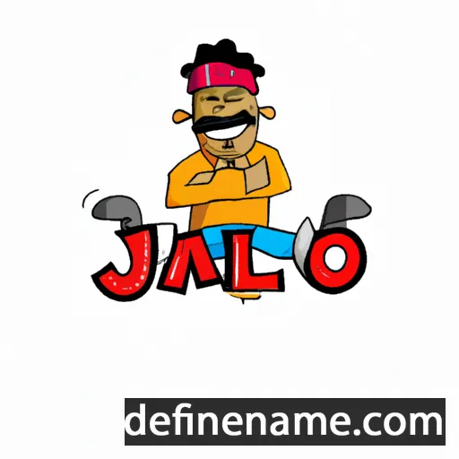 cartoon of the name Jalol