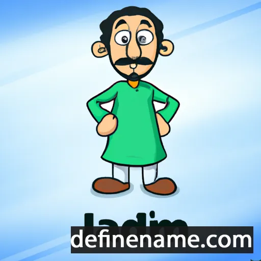 cartoon of the name Jamal-ud-din