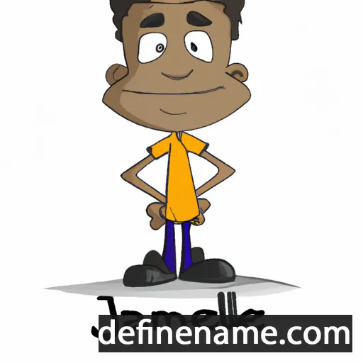 cartoon of the name Jamell