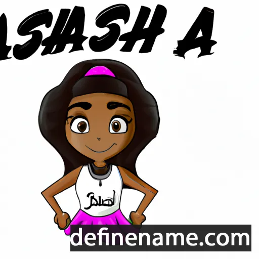 cartoon of the name Jamesha