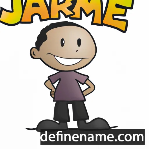 cartoon of the name Jamire