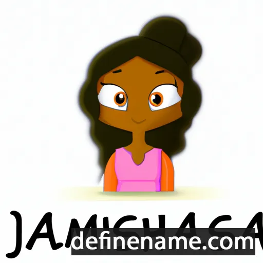 cartoon of the name Jamisha