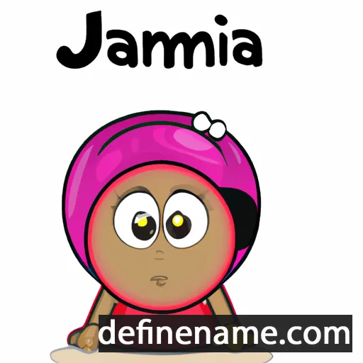 cartoon of the name Jammima