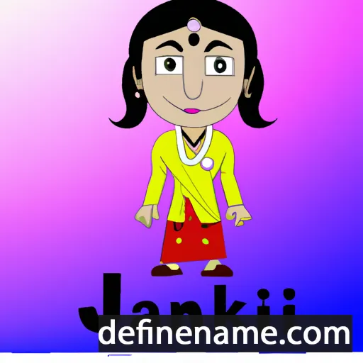 cartoon of the name Janaki