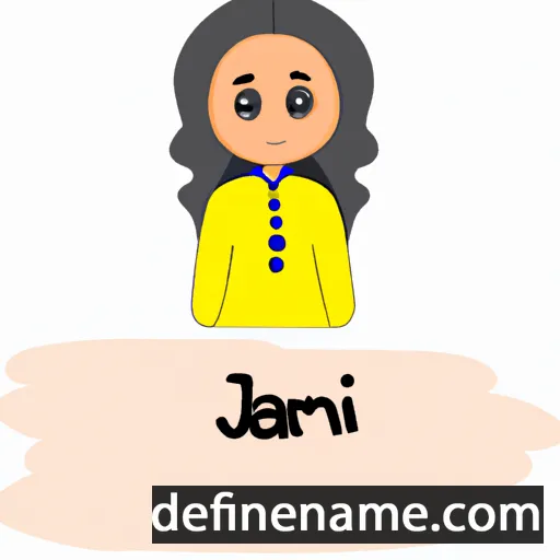 cartoon of the name Janari