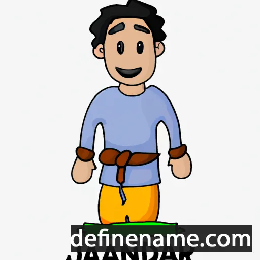 cartoon of the name Jandar