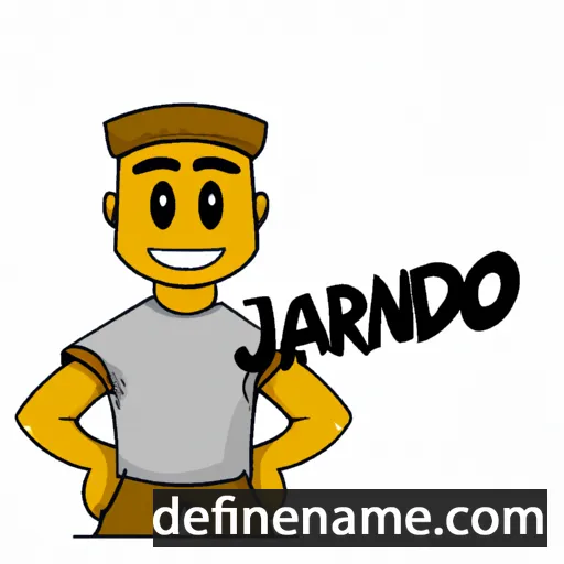 cartoon of the name Jandro