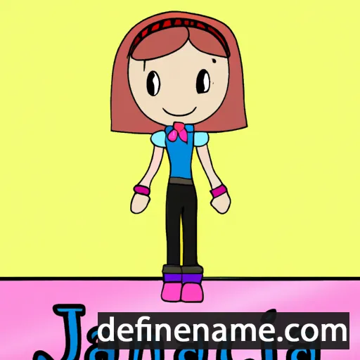 Janecila cartoon