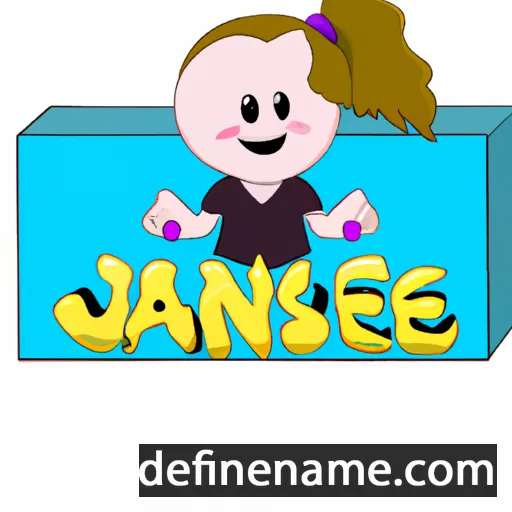 cartoon of the name Janesse