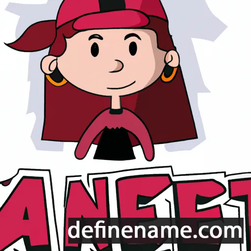 cartoon of the name Janett