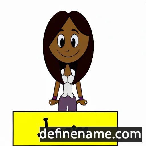 cartoon of the name Janicia