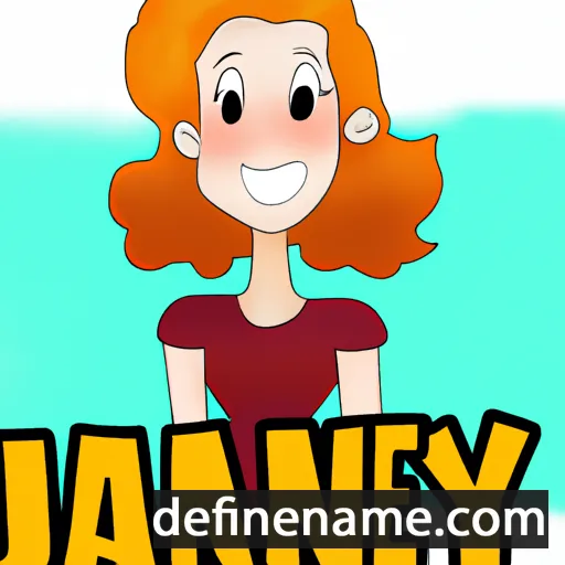 cartoon of the name Janney