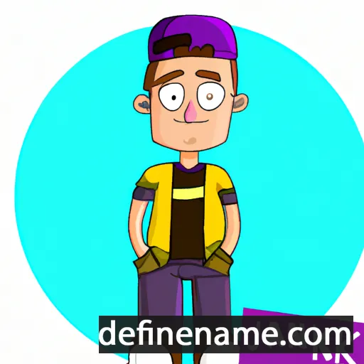 cartoon of the name Janrik