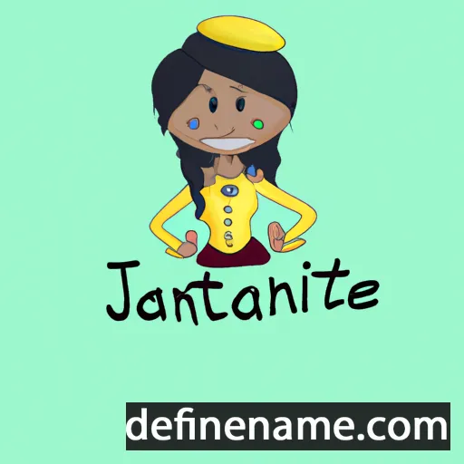 cartoon of the name Janthine