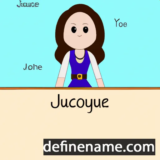 cartoon of the name Jaquelyne