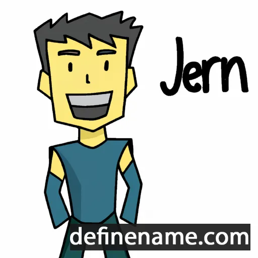 cartoon of the name Jaren