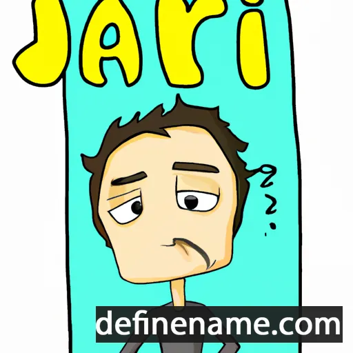 cartoon of the name Jari