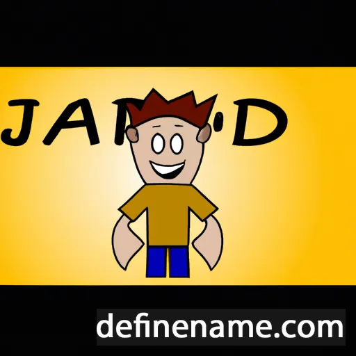 cartoon of the name Jarid