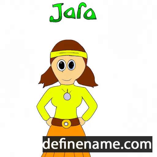 cartoon of the name Jarla