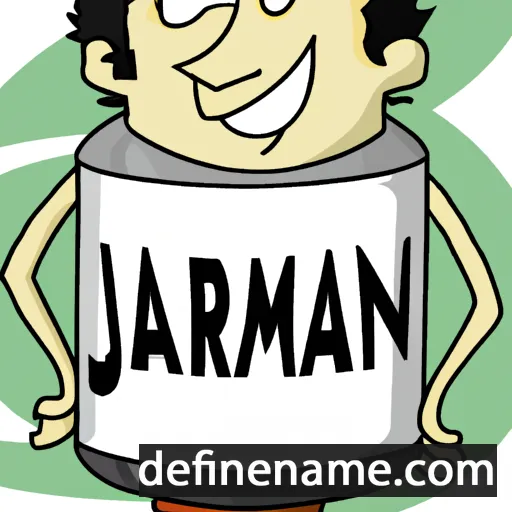 cartoon of the name Jarman