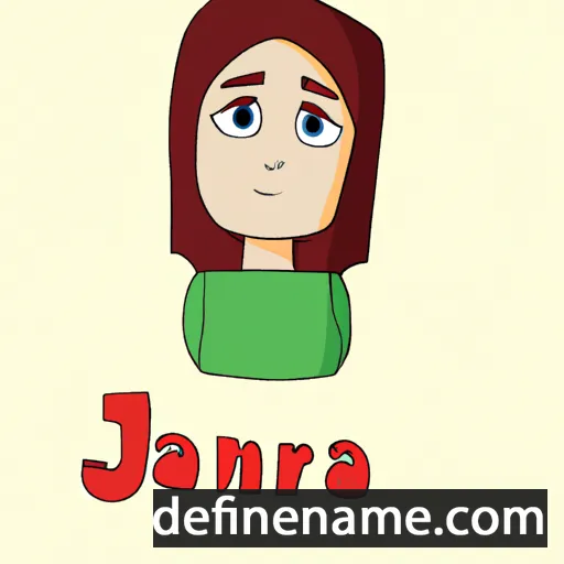 cartoon of the name Jarna