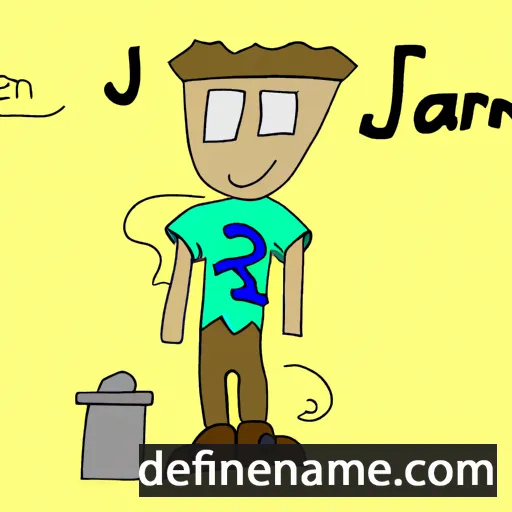 cartoon of the name Jaroen