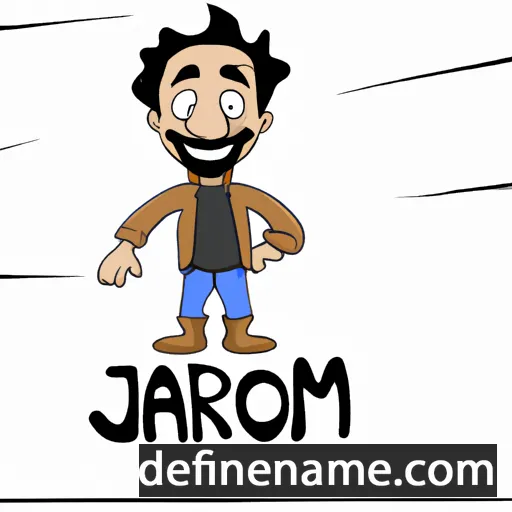 cartoon of the name Jarom