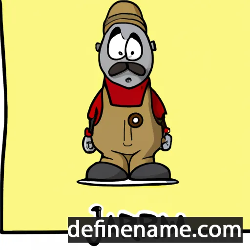 cartoon of the name Jaromil