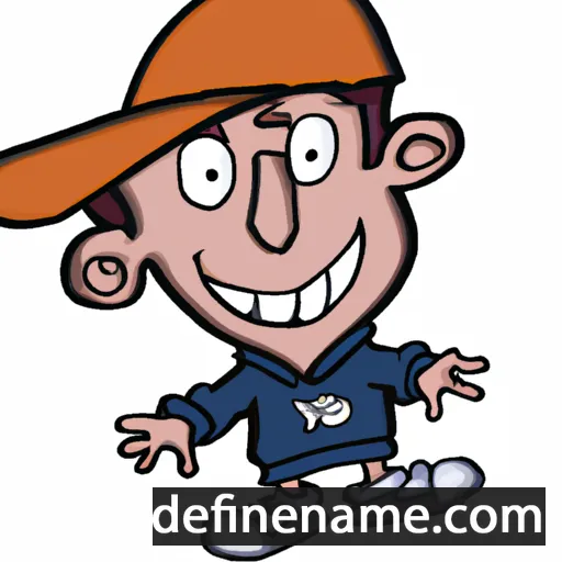 cartoon of the name Jaromy