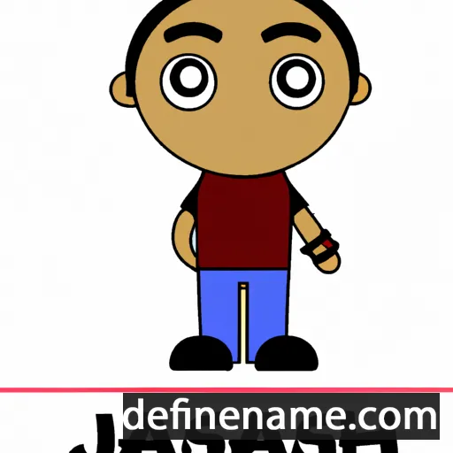 cartoon of the name Jasiah