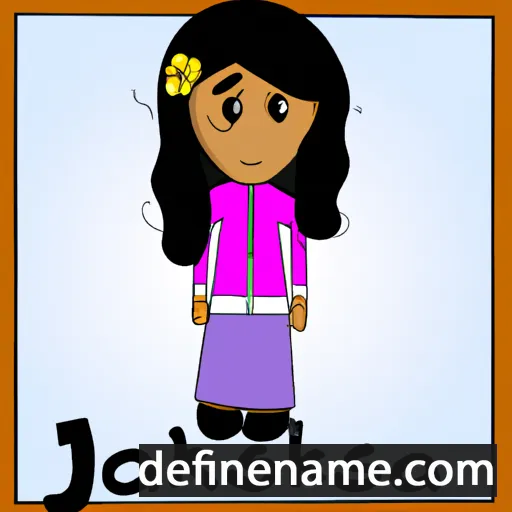 cartoon of the name Jasika