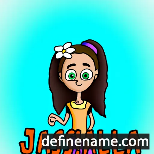 cartoon of the name Jasmila