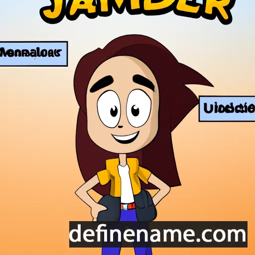 cartoon of the name Jasminder