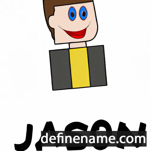 cartoon of the name Jasson