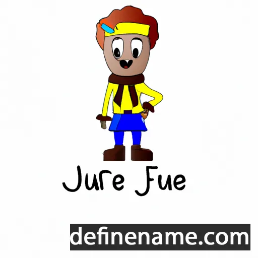 cartoon of the name Jaufré