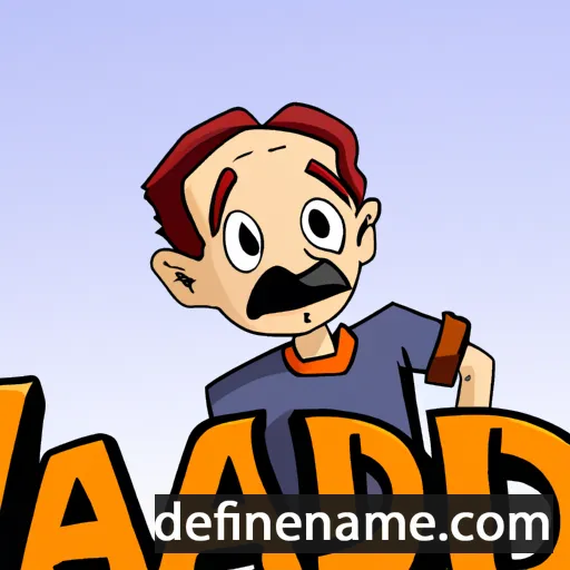 cartoon of the name Javadd