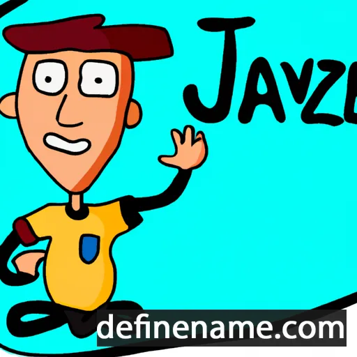 cartoon of the name Javez