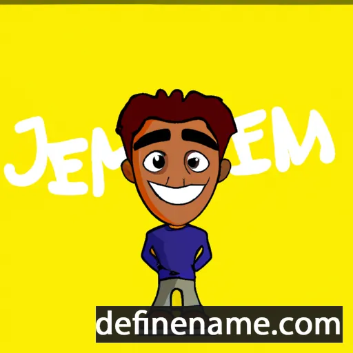 cartoon of the name Jaykeem