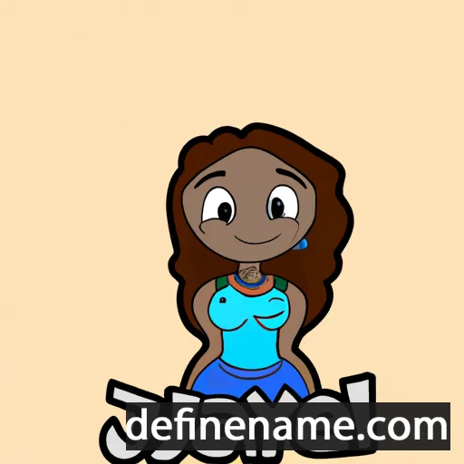 cartoon of the name Jaylea